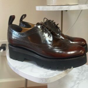 The Office of Angela Scott Miss Lucy Derby Oxford in Brown